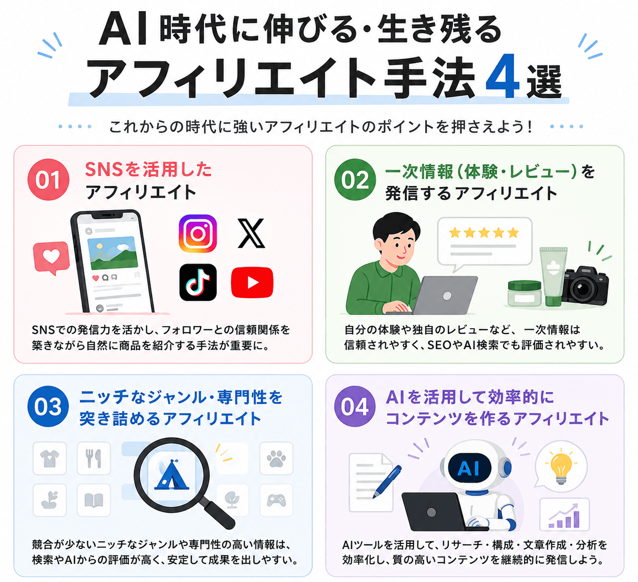 生き残るアフィリエイト手法